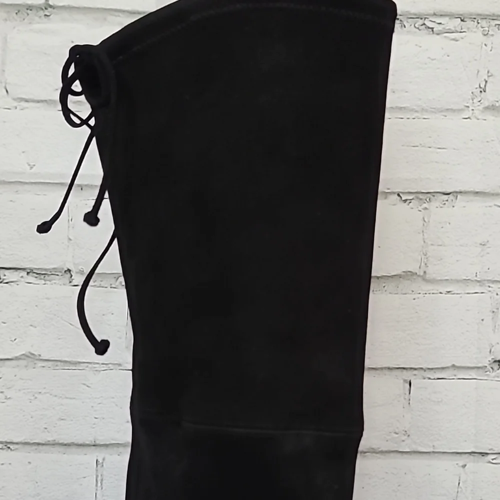 Stuart Weitzman Suede Leather Tiemodel Over-the-knee Boots in Black - NWT/NIB